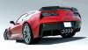 C7 Corvette ACS Rear Lower Bumper Diffuser Fins Carbon Flash